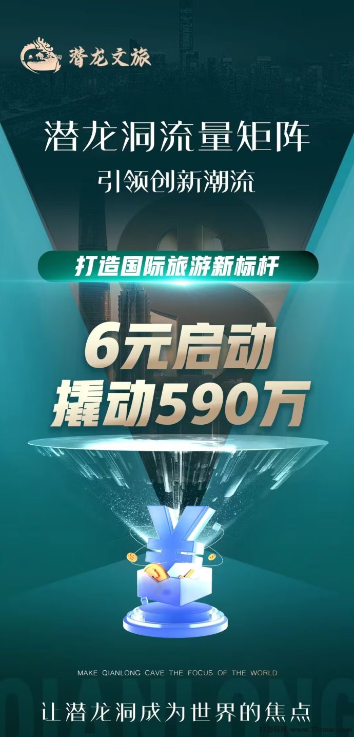 潜龙文旅:6米撬动590w,待遇拉满!