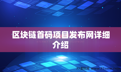 区块链首码项目发布网详细介绍