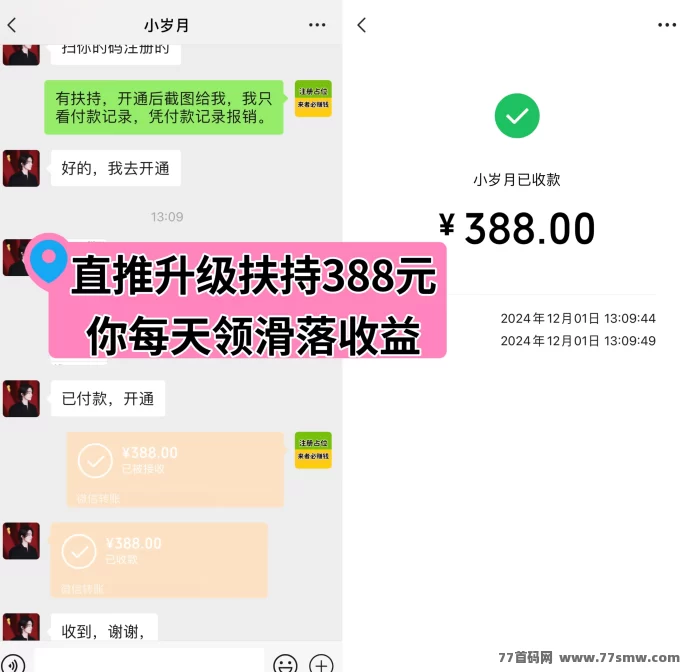 项目社区:全新躺赚模式,自动滑落荭包收溢稳定!