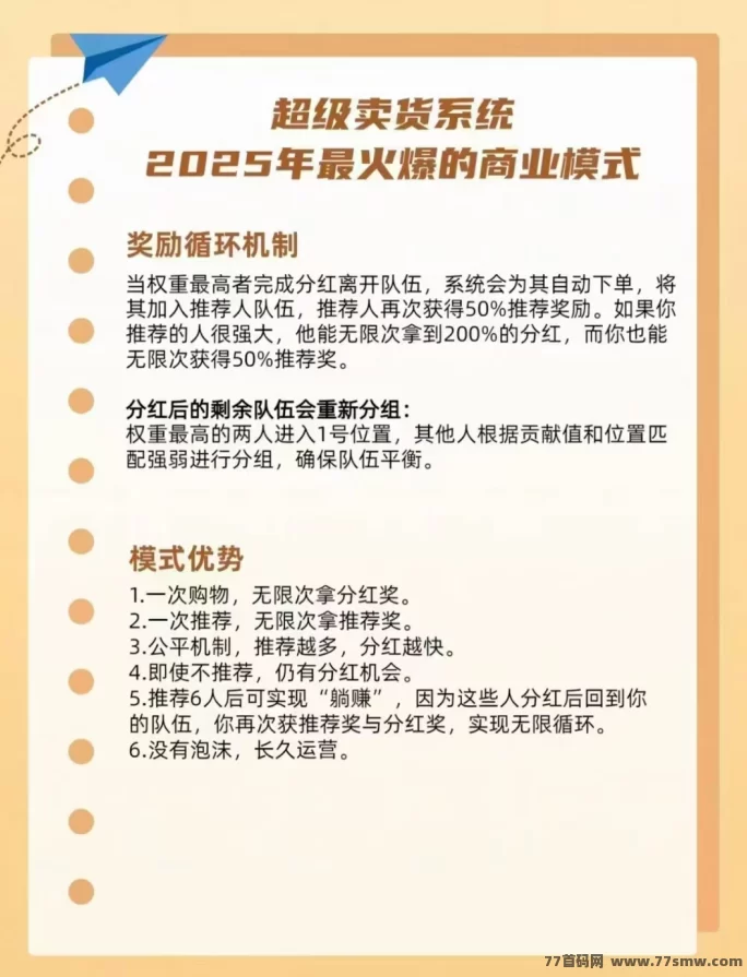 【超级卖货】2025全新赚钱系统,自动组队轻松获利,不推广也能赚!