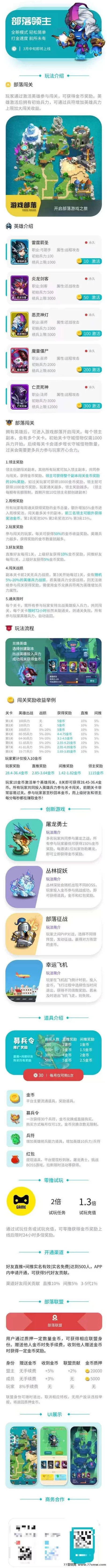 《部落领主》全新闯关模式上线,英雄养成乐趣满满!