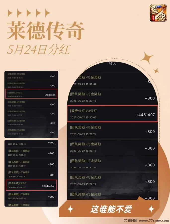 莱德传奇:2025副业!高扶持+键回收,日赚轻松!