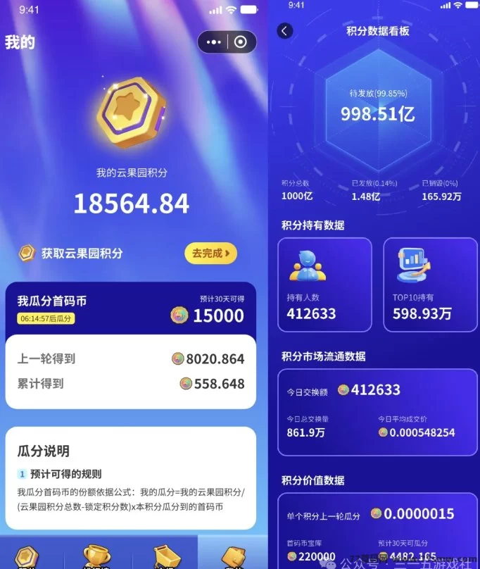 云果园首码项目揭秘:超级积分体系+未来银行生态,详细玩法与操作攻略!