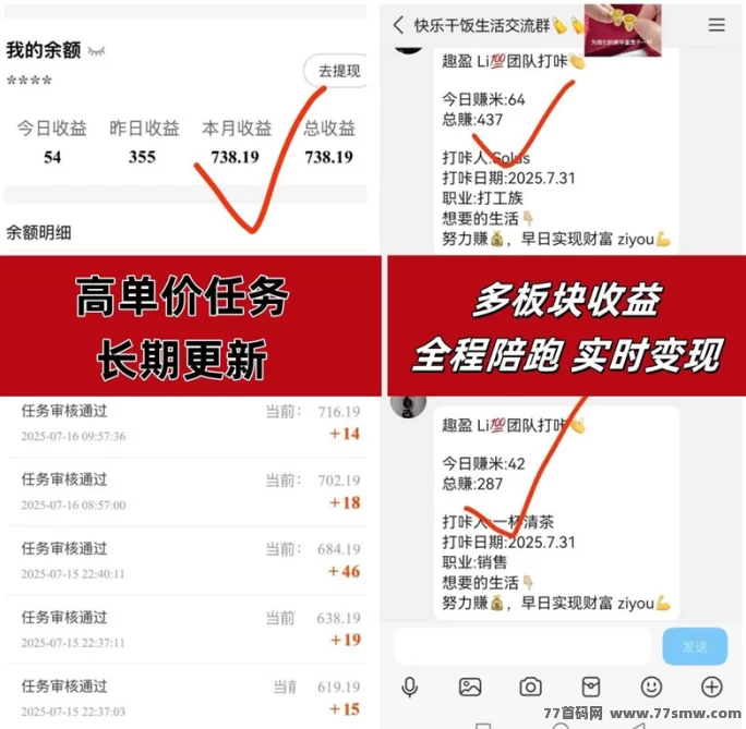 趣盈利绿色任务平台上线掘金新板块,0门槛变现,轻松月入过万不是梦!