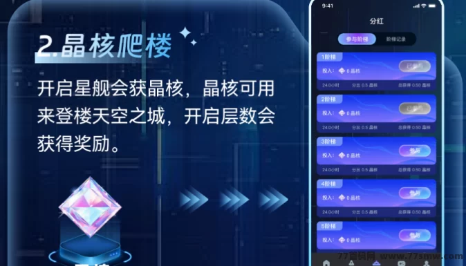 天空之城8月25日首发!能量挖掘、星球逃生、爬楼寻宝玩法揭秘,首码团队长招募中!