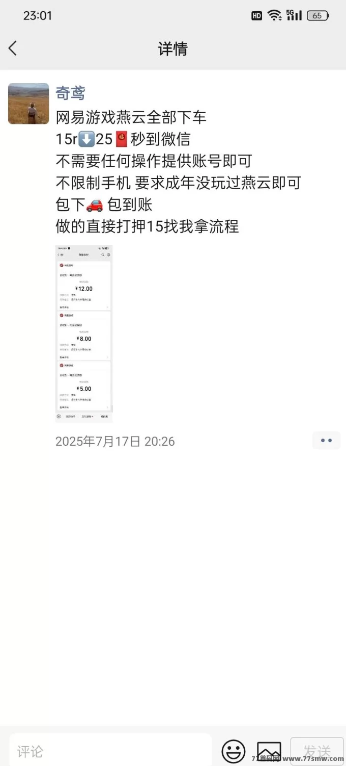 网易燕云十六声活动:轻松领取25圆,代打服务让任务更简单!