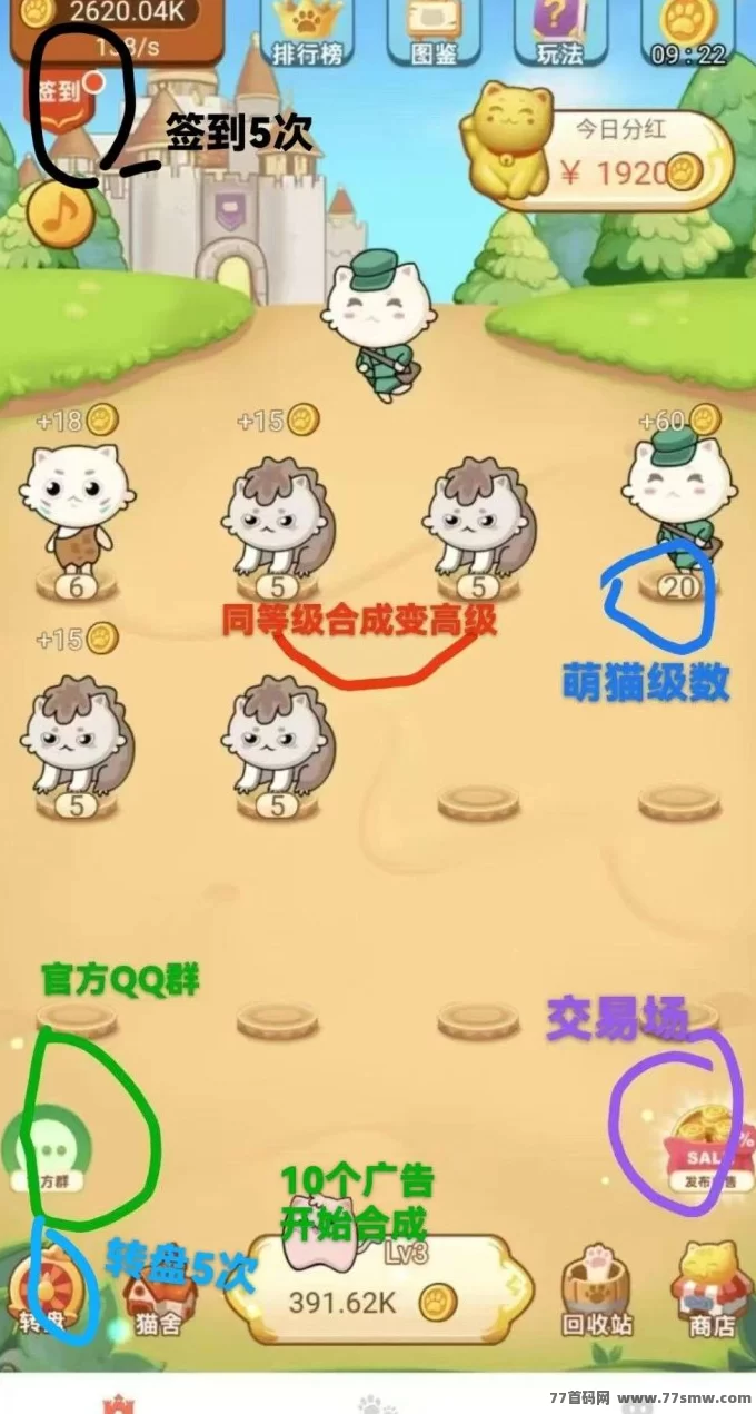 萌猫合成记:合成猫咪轻松赚虹包,买卖猫咪实现收溢!