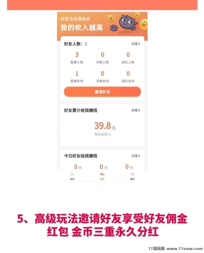 萌猫合成记:合成赚翻天,一款轻松赚钱的娱乐游戏!