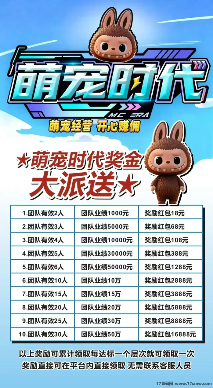 萌宠时代首码上线,签到送108圆福利,轻松起步,自带交换市场!
