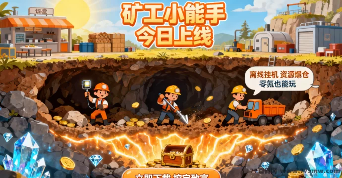 矿工小能手：挖宝+养成双玩法！离线褂机也能爆资源！