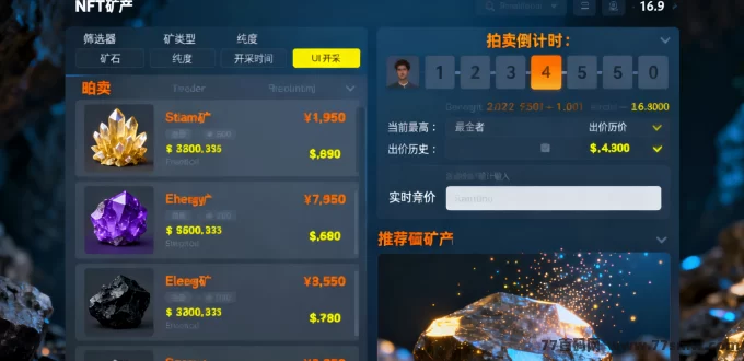 深海探秘:潜艇探险+NFT收集,稀有生物带来高额收溢!