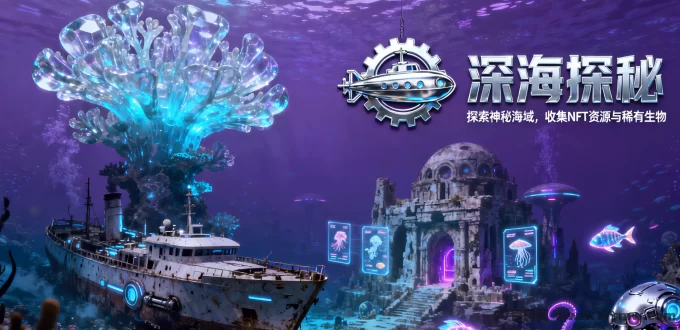 深海探秘：潜艇探险+NFT收集，稀有生物带来高额收溢！