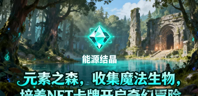 链游新作首发！元素之森魔法生物养成+NFT卡牌收集，赚取真实收溢！