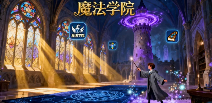 魔法学院：巫师学徒培养，法宝与魔法生物收集，探索神秘魔法世界！