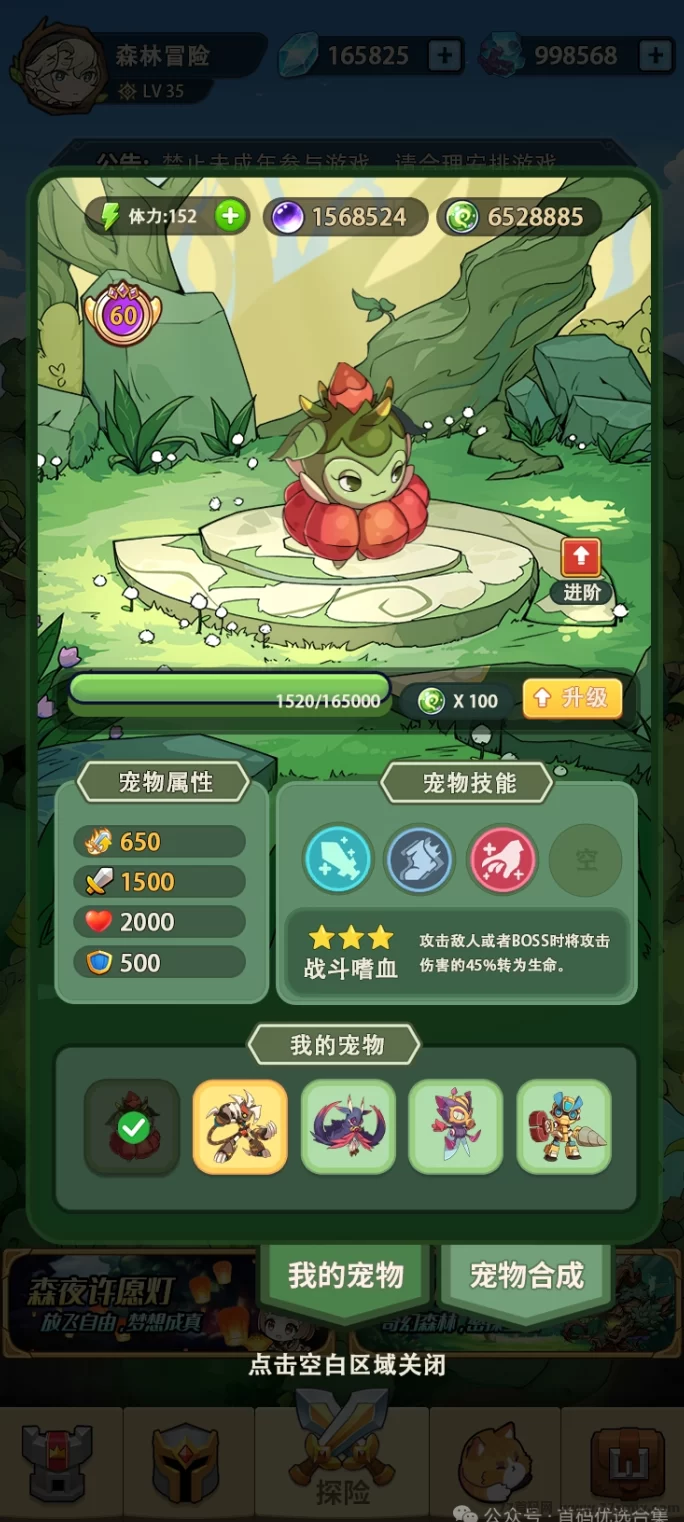 森林冒险首码上线:战场养成玩法,多元系统轻松赚魂晶