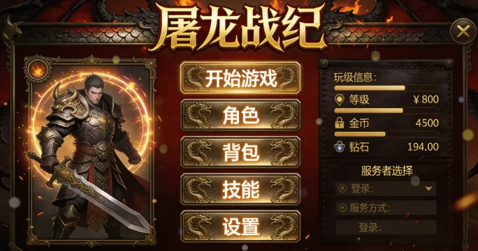 屠龙战纪12月上线玩法全解析：看广告得珍珠，传奇直升80级，转生刷钻稳步成长