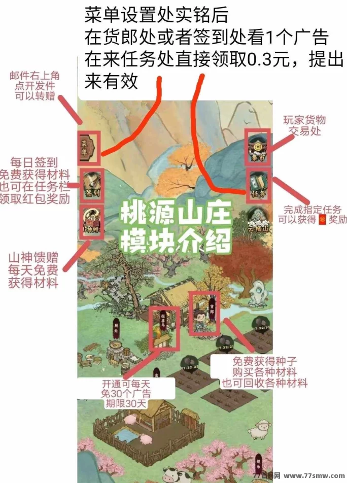 桃源山记保底高,创新玩法多,轻松赚取玉石与奖励!