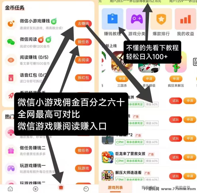 ​微芯小游戏高佣琻玩法，轻松日入百圆！