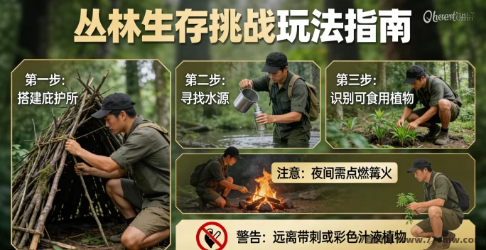 丛林生存挑战存活攻略:怎样合理利用物资,存活更久不浪费