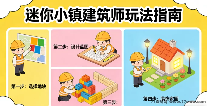 迷你小镇建筑师新手指南:土地规划不浪费,布局更高效