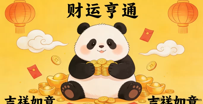 财富养成之旅！财运熊猫成长与经营指南！打造属于你的财富帝国！