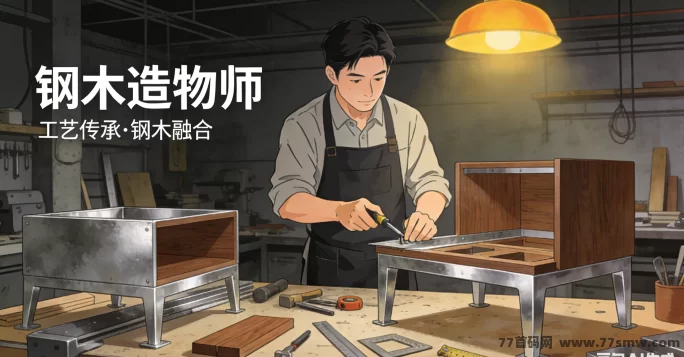复古工坊大作战！钢木造物师家具搭建与工坊设计指南！