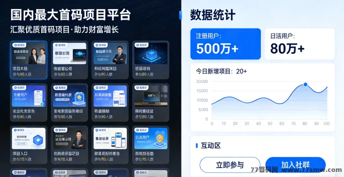 国内最大的首码项目平台是什么?如何通过它轻松赚钱?
