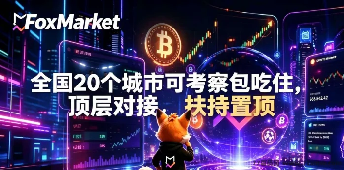 FOX狐狸预测，20个城市考察包食宿，随进随出+周期质押扶持置顶