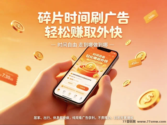 首码趣享看广告长久稳定蓝海赛道收益靠谱