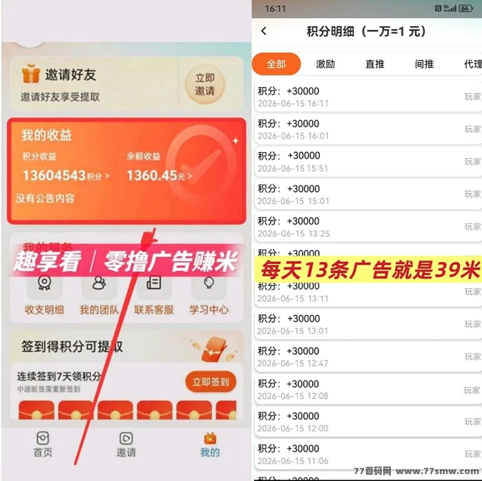 首码趣享看蓝海赛道,广告稳定,收益靠谱
