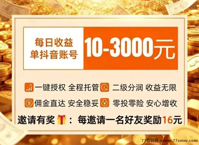 无需投资!绿色正规项目!米无忧图文带货·抖音一键授权,托管躺赚!